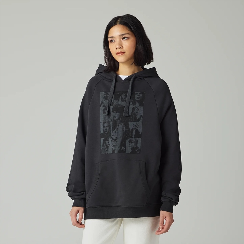 Black Graphic Hoodie